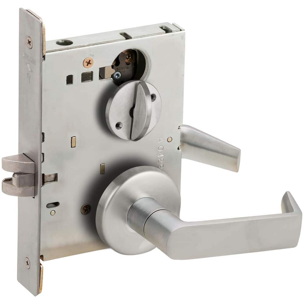 Lever Locksets, Lockset Type: Privacy , Key Type: Keyed Different , Back Set: 2-3/4 (Inch), Cylinder Type: None , Material: Metal  MPN:L9044 06B 626