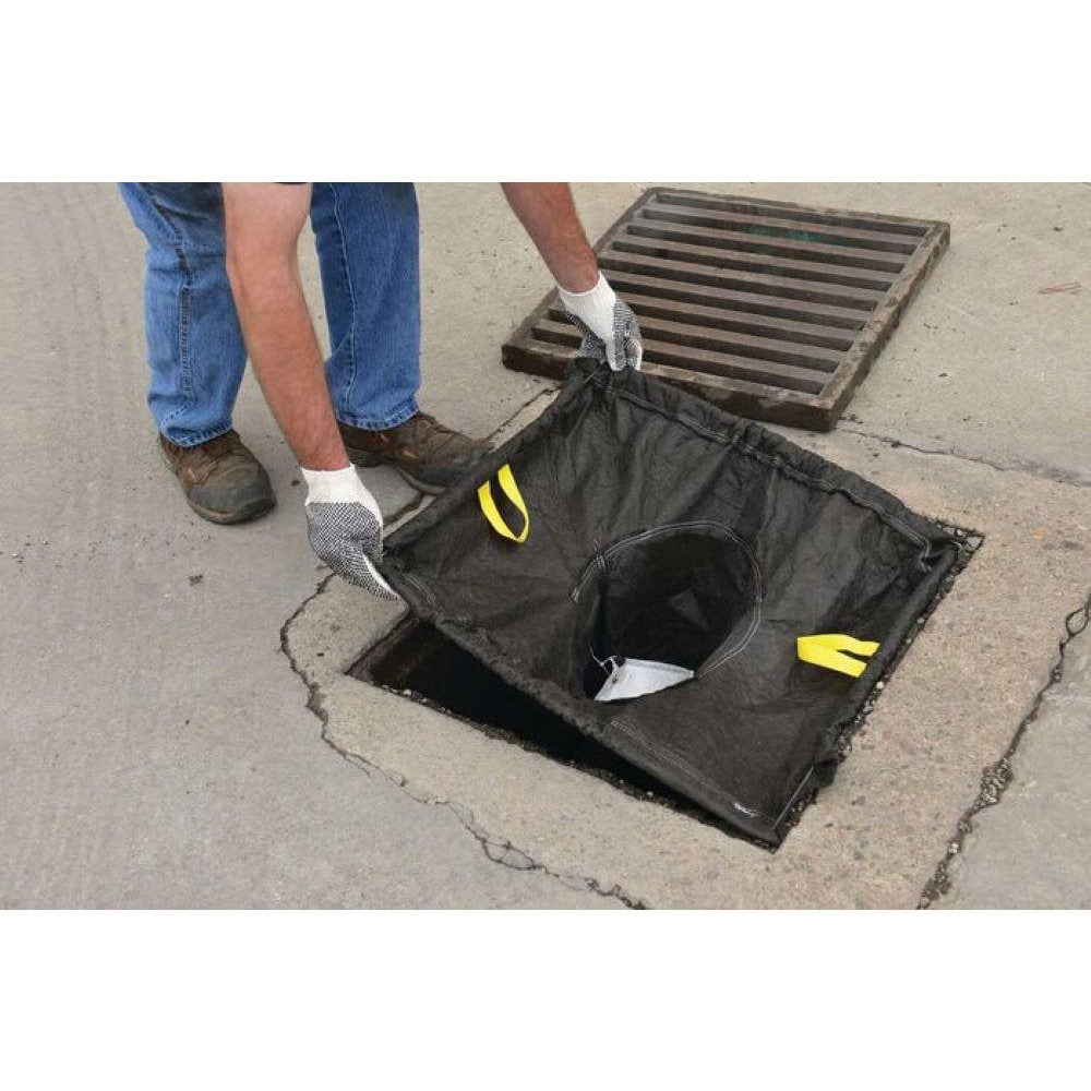 Spill Pallets, Platforms, Sumps & Basins, Product Type: Spill Basin , Type: Water Control Adjustable Catch Basin , Spill Capacity: 555GPM , Material: PVC  MPN:T8702XLB