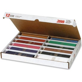 Prang Master Pack Colored Pencils 3.3 mm Lead Size Assorted Barrel 288/Box 82408