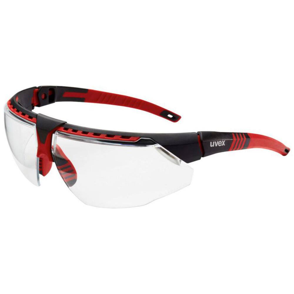 Safety Glasses, Type: Blue Blocker Eyewear , Frame Style: Semi-Frameless, Wrap Around , Lens Coating: Anti-Fog, Scratch Resistant , Frame Color: Red, Black  MPN:S2855HS