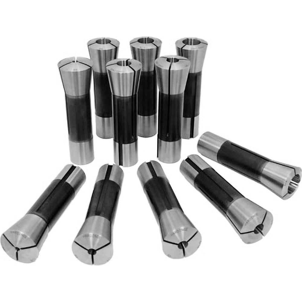 Collet Sets, Collet System: R8 , Collet Series: R8 , Minimum Collet Capacity (Decimal Inch): 0.1250 , Maximum Collet Capacity (Decimal Inch): 0.7500  MPN:09420019000011