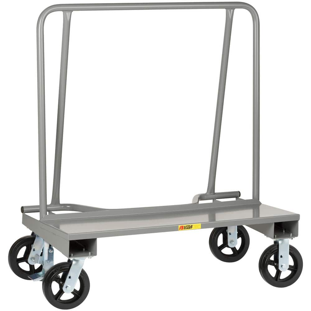 Bar, Panel & Platform Trucks, Truck Type: Drywall Cart , Load Capacity: 2000 Lb , Platform Profile: Flushed , Platform Style: Solid , Height (Inch): 51  MPN:DC-2444-2R8MRFL