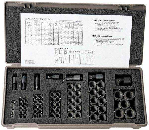 Thread Repair Kit: 1/2-13, Key-Locking MPN:215-064943