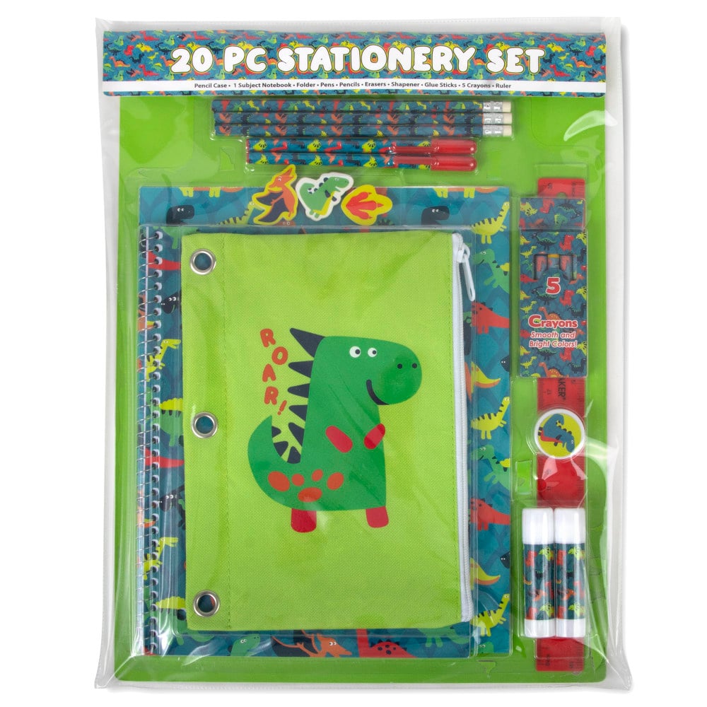 Trailmaker 20-Piece School Supply Kit, Dino (Min Order Qty 6) MPN:SS7479