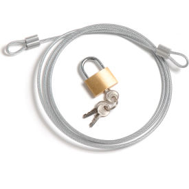 GoVets™ Security Cable Kit-Includes Cable Padlock And 3 Keys 152238