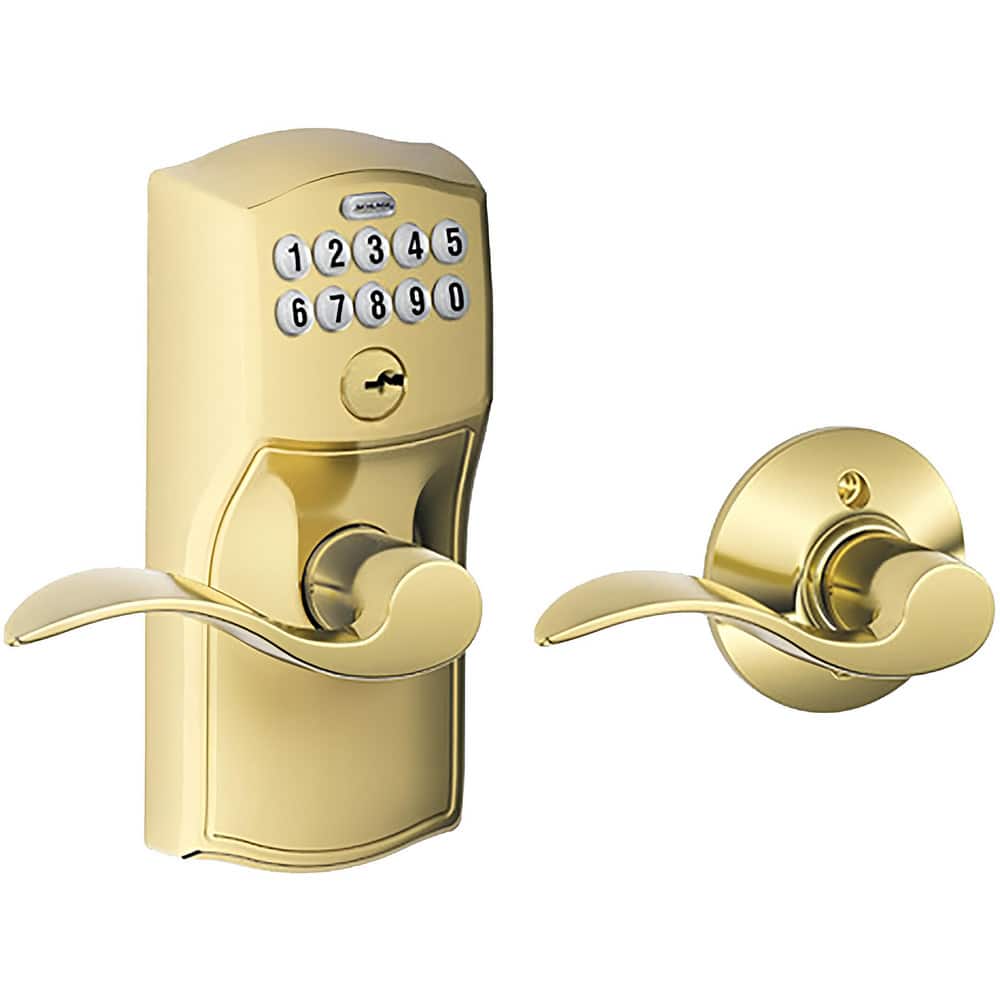 Lever Locksets, Lockset Type: Entrance , Key Type: Keyed Different , Back Set: 2-3/4 (Inch), Cylinder Type: Conventional , Material: Metal  MPN:FE575 PLY716FLA
