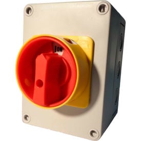 Enclosed Disconnect Switch; 25A 3 Pole + Ground Terminal Poly Impact Res IP66 N4X UL Certified ML1-025-V-9968-2020U-PE