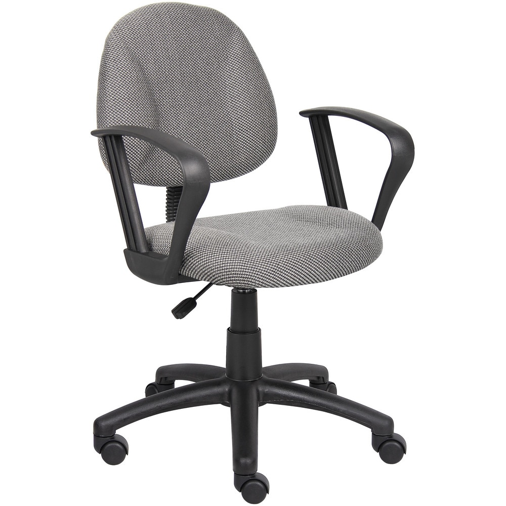 Task Chair:  Tweed,  Adjustable Height,  Gray MPN:B317-GY