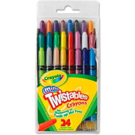 Crayola® Mini Twistable Crayons Nontoxic Assorted 24/Pack 529724