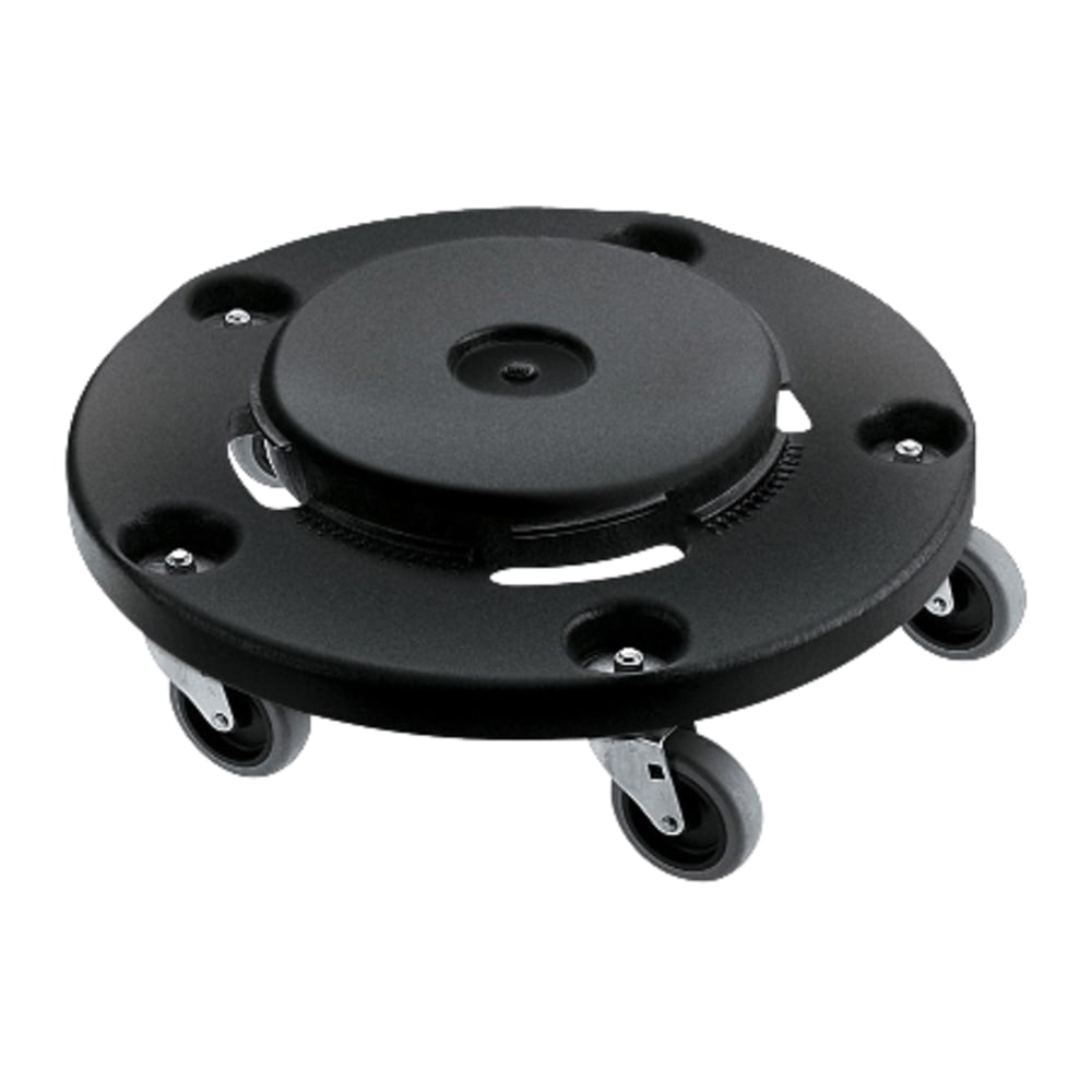 Rubbermaid Brute Twist-On/Off Round Dolly, Black MPN:264000BK