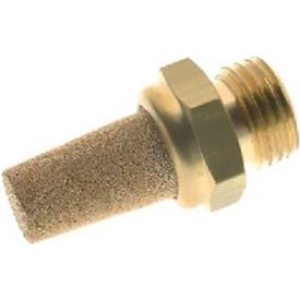 Aignep USA M5 Thread Breather Vent Brass Body 304 Stainless Steel Mesh 100 Micron 14 to 176 F 7020-M5