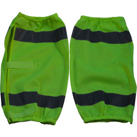 Petra Roc Leg Gaiter ANSI Class E Polyester Mesh Lime One Size 1 Pair LMG-CE