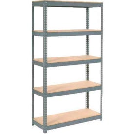 GoVets 5 Shelf Heavy Duty Boltless Shelving Starter 48