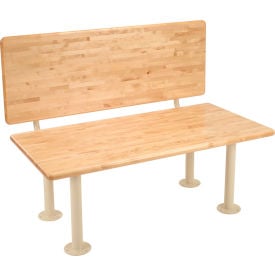 GoVets™ ADA Locker Room Bench Hardwood 48