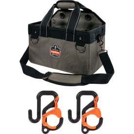 Ergodyne® Arsenal® Bucket Truck Tool Bag w/ Bucket Hooks Kit Gray 13746