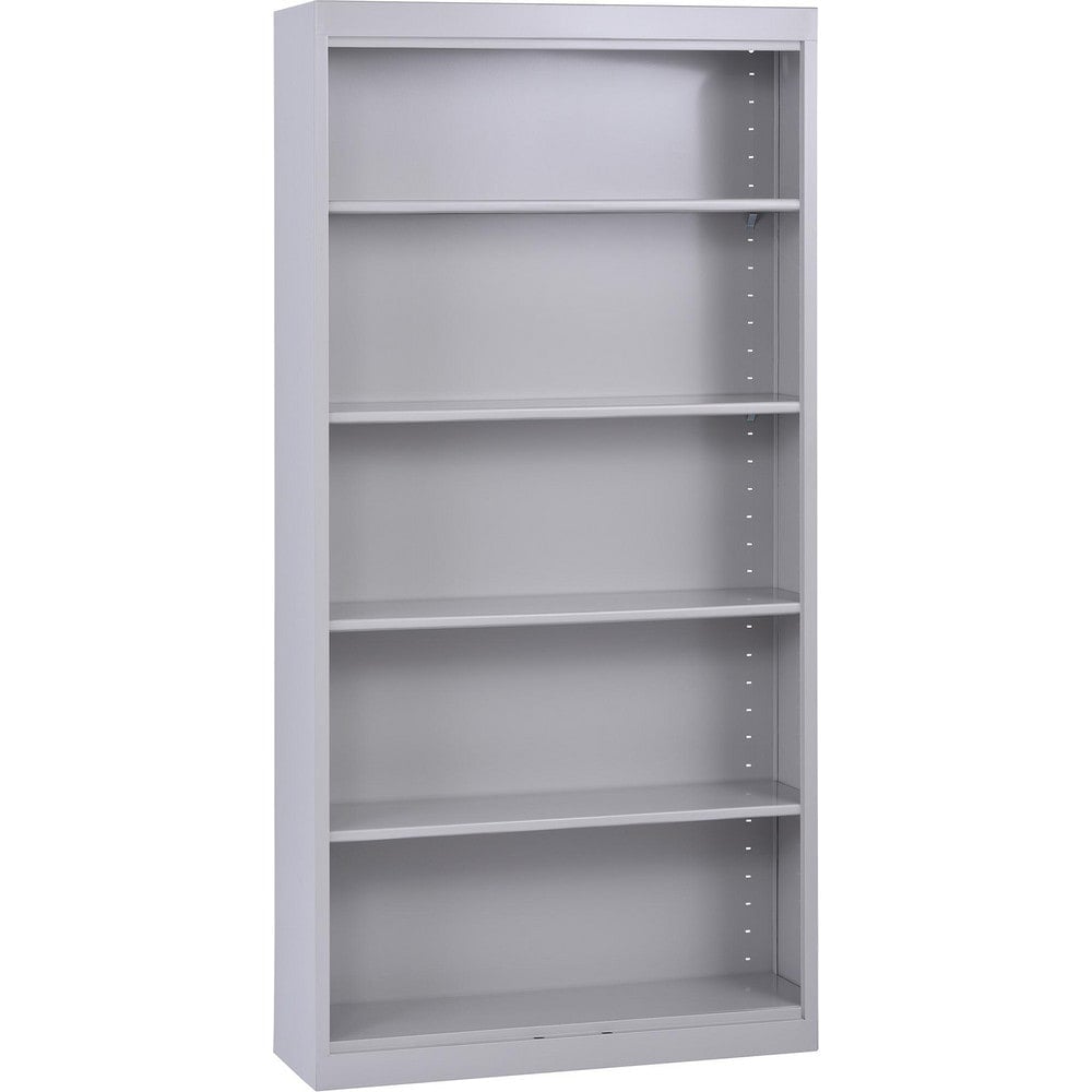 Bookcases, Overall Height: 72in , Overall Width: 36 , Overall Depth: 12 , Material: Steel , Color: Dove Gray  MPN:BA40361272-05