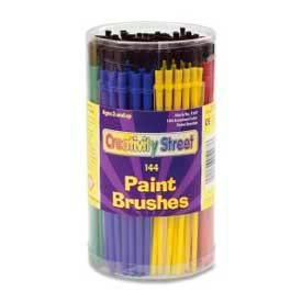 Chenille Kraft® Economy Brushes Canister 6 Color Set 144 Pcs/Set 5173