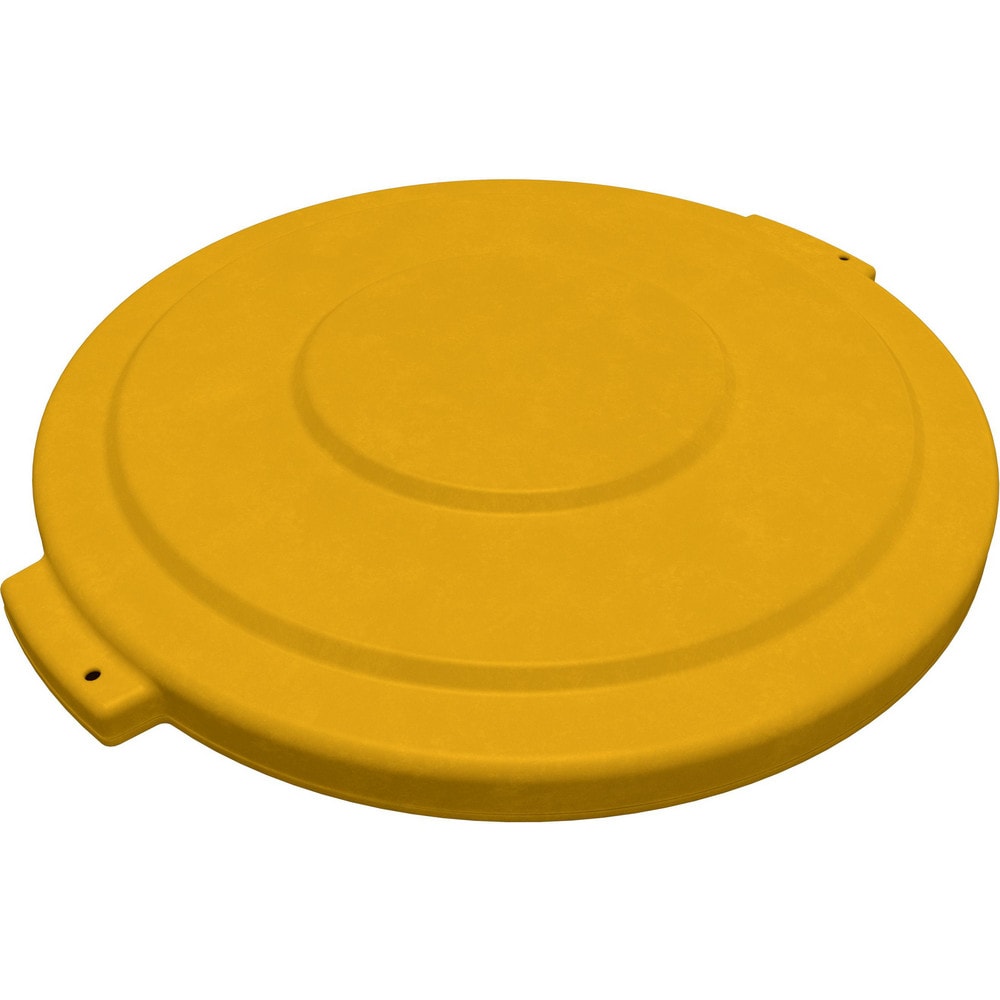 Trash Can & Recycling Container Lids, Lid Type: Flat , Lid Shape: Round , Container Shape: Round , Compatible Container Capacity: 32 Gallon , Color: Yellow  MPN:84103304