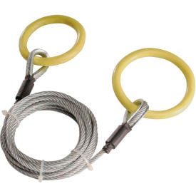 Timber Tuff™ Steel Log Choker Cable with 2 Tow Rings TMW-38 - 1500 Lb. Pulling Capacity TMW-38