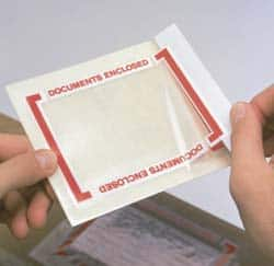 Packing Slip Pouch Tape Pad: Documents Enclosed, 25 Pc MPN:7000051809