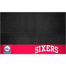 FanMats NBA Philadelphia 76Ers Grill Mat 1/4