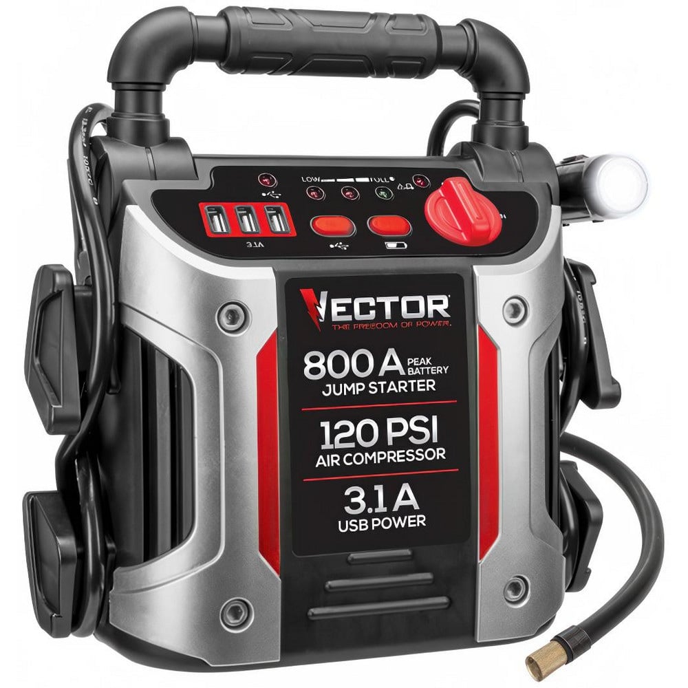 Automotive Battery Chargers & Jump Starters, Jump Starter Type: Jump Starter with Inflator , Amperage Rating: 800 , Starter Amperage: 800 , Voltage: 12.00  MPN:J7CV