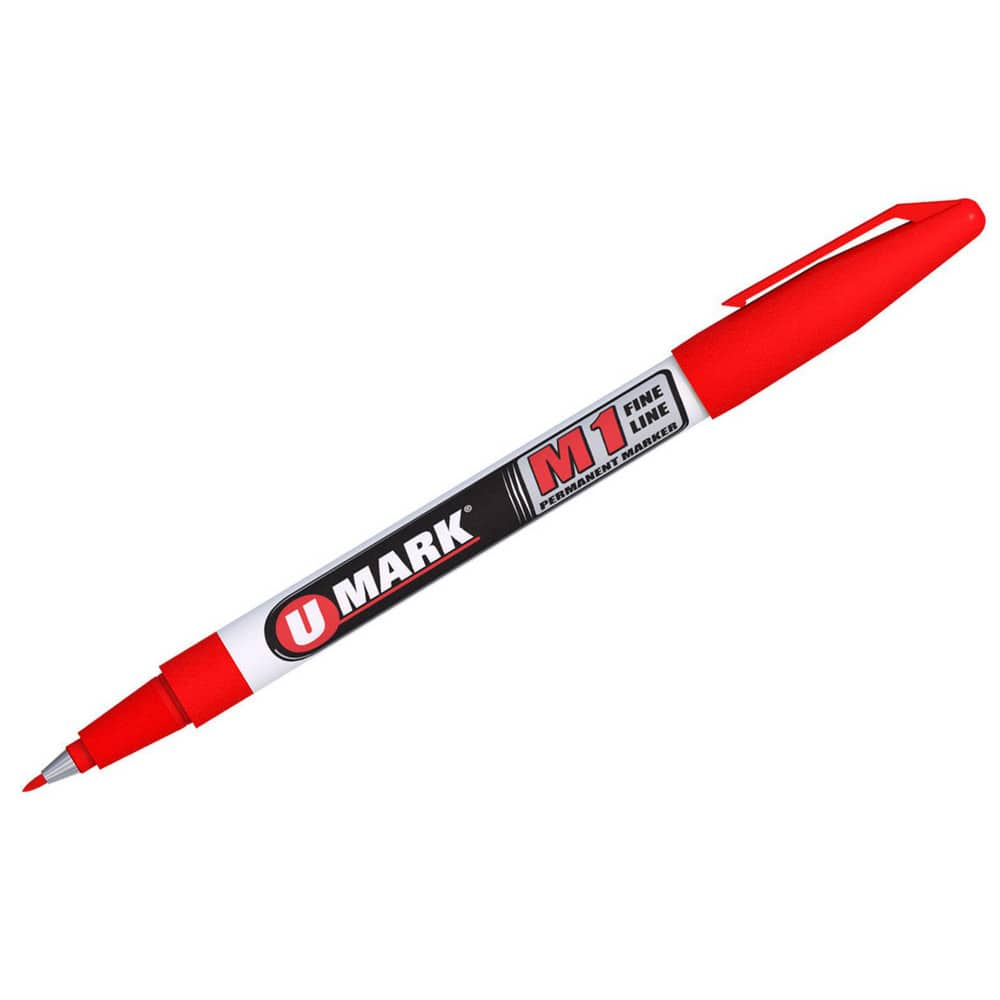 Markers & Paintsticks, Marker Type: Ink Marker, Tip Shape: Bullet, Color: Red, Ink Type: Xylene-free, Alcohol Base, Tip Type: Bullet, Fine Line MPN:10584