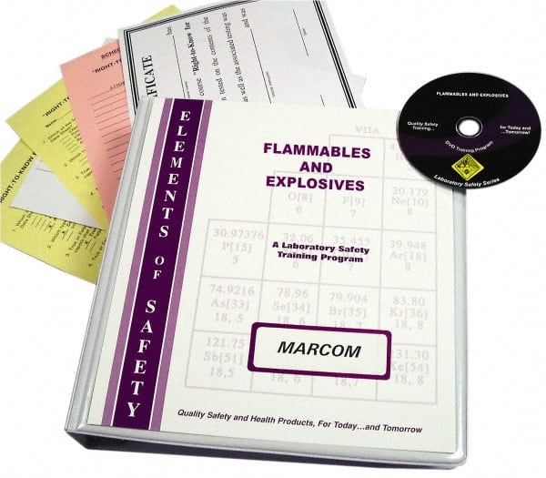 Flammables & Explosives in the Laboratory, Multimedia Training Kit MPN:V000FEX9EL