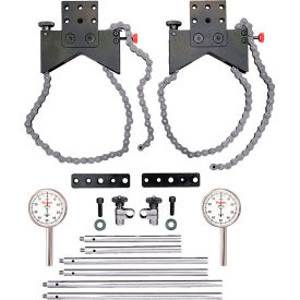 Starrett® Shaft Alignment Clamp Set w/ Chain Clamp 196B5 Indicator & PT18724 Snug S668CZ