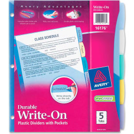 Avery Pocket Divider Write-on 8.5