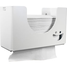 TrippNT Single Smiley Paper Towel Dispenser White 50782