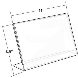 Approved 112715 Horizontal Slanted L-Shaped Acrylic Sign Holder 11