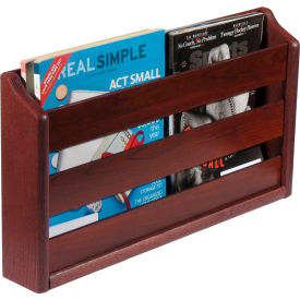 Wooden Mallet™ Wall Mount or Countertop Magazine Rack 20