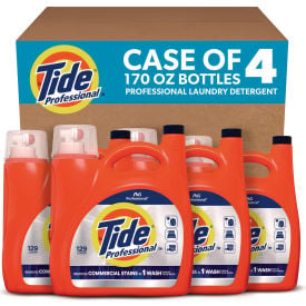 Tide® Professional Commercial HE Laundry Detergent Unscented 170 oz. Pour Bottle 4/Case 80782107