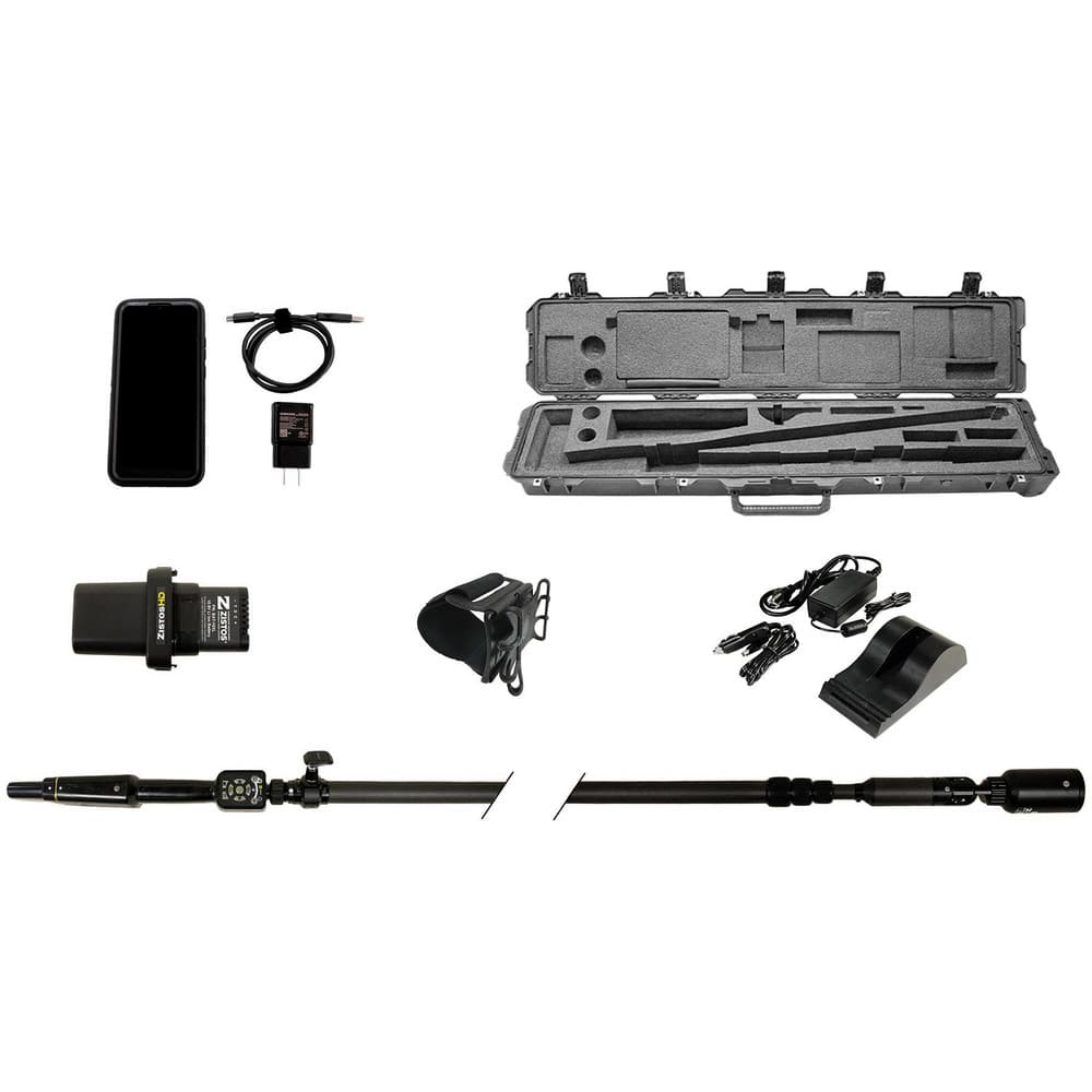 Inspection Camera Kits, Kit Type: Motorized Inspection System , Camera Type: 10X Optical Zoom 1080P , Mount Type: 16 Foot Motorized Pole  MPN:MIS-5AB-M16Z