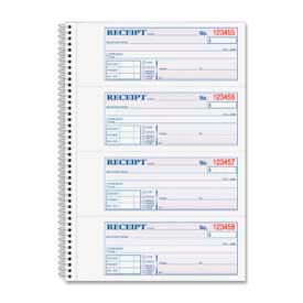 Adams® Money/Rent Receipt Book 2-Part 7-5/8