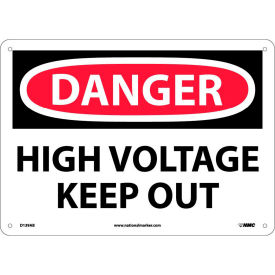 Safety Signs - Danger High Voltage Keep Out - Aluminum D139AB