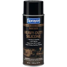 Sprayon MR305 Heavy Duty Silicone Release Agent 12 oz. Aerosol Can - s00305000 - Pkg Qty 12 s00305000