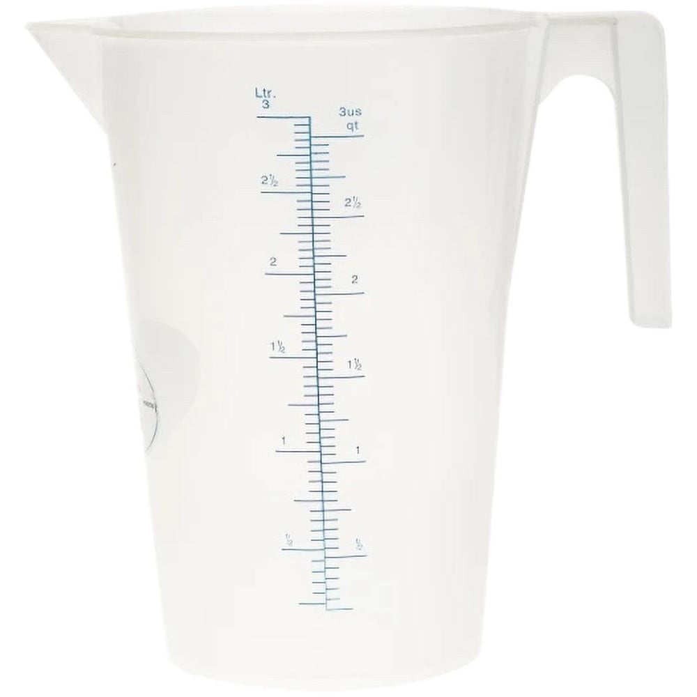 Beakers & Pipettes, Beaker Type: Pitcher , Beaker Form: Tall Form , Volume Capacity: 3.0 , Material: Polypropylene , Handle Included: Yes  MPN:94150