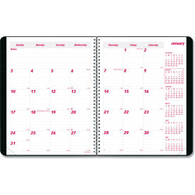 Brownline® DuraFlex 14-Month Planner 11 x 8.5 Black 2024 CB1262VBLK