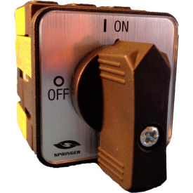 Springer Controls/MERZ ML1-025-AB4 25A3-Pole Disconnect Switch Black/Grey Front-Mount ML1-025-AB4