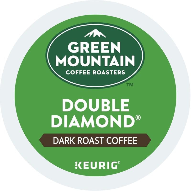 Green Mountain Coffee Single-Serve Coffee K-Cup Pods, Double Black Diamond Extra Bold, Carton Of 24 (Min Order Qty 4) MPN:4066