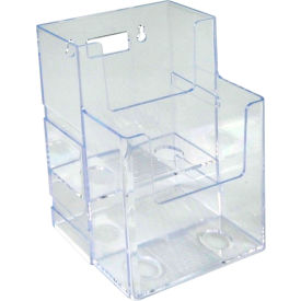 Approved 252032 Two-Tier Brochure Holder 4-1/4