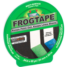 FrogTape® Painter's Tape Multi-Surface Green 24mm x 55m - Case of 36 127624