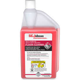 SC Johnson Professional HD Neutral Floor Cleaner Fresh Scent 32 oz. Squeeze & Pour Bottle Pk of 6 680081