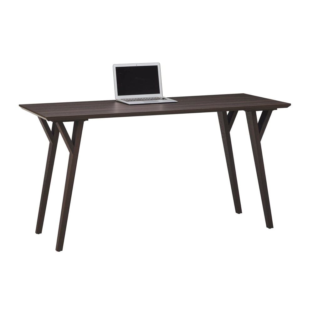 Realspace Trezza 60inW Writing Desk, Warm Walnut MPN:GLK20220802