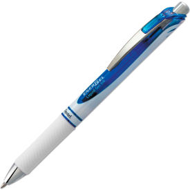 Pentel® EnerGel RTX Retractable Gel Pen 0.7mm Blue Ink White/Blue Barrel BL77PW-C