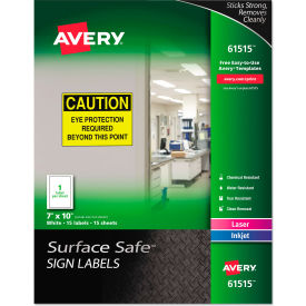 Avery® Surface Safe Sign Labels 7