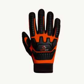 Superiorglove Clutch Gear Impact Resistant Mechanics Glove W/Suregrip Palm Patches ANSI A2 L - Pkg Qty 12 MXVSBE-L