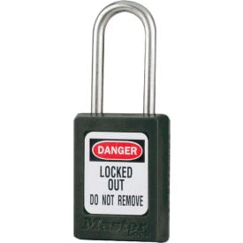 Master Lock® Thermoplastic Zenex™ S33BLK Snap Lock Safety Padlock 1-3/8